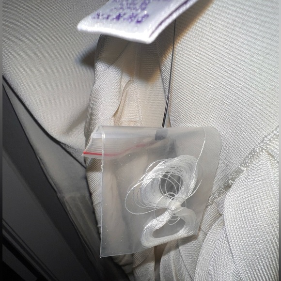 NWOT Ralph Lauren Purple Label Ivory Pleated Midi Dress Made In Italy Medium - Picture 11 of 12